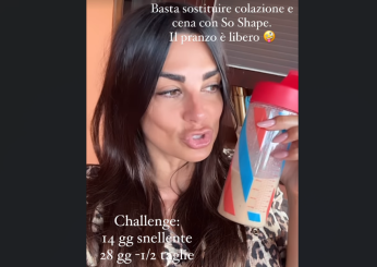 SoShape e gli altri pasti sostitutivi sponsorizzati degli influencer sui social, la nutrizionista Picardi: “Non hanno le competenze per consigliare diete: con la salute non si scherza”