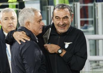 Lazio-Roma, Sarri e Mourinho dopo lo scontro fanno la conta degli infortunati: ecco la situazione