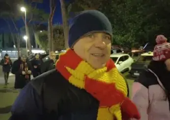 Roma – Udinese, interviste a Luca Zingaretti e ai tifosi sulla lott…