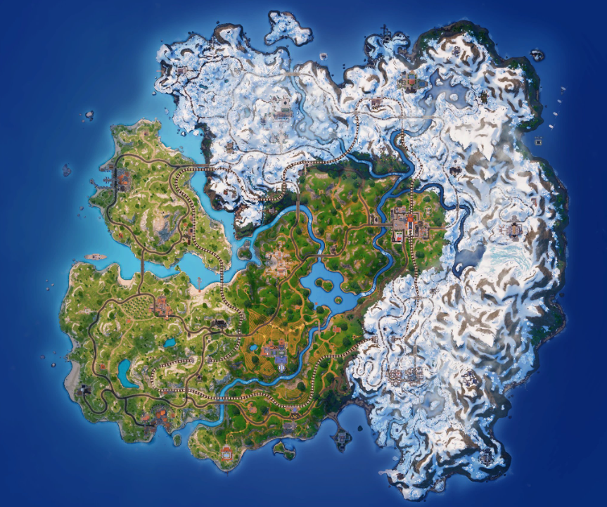 Nuova mappa “Fortnite” stagione 1 capitolo 5 | FOTO