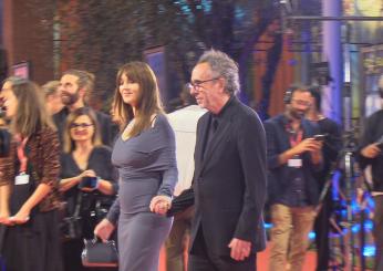 Tim Burton e Monica Bellucci innamorati alla Festa del Cinema di Ro…