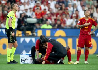 Roma, il comunicato su Ndicka: “Calciatore dimesso. Grazie a tutti, dimostrati valori dello sport”