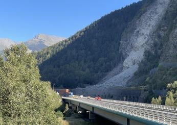 Monte Bianco, riaperto il tunnel del Frejus ai mezzi pesanti dopo la frana degli scorsi giorni