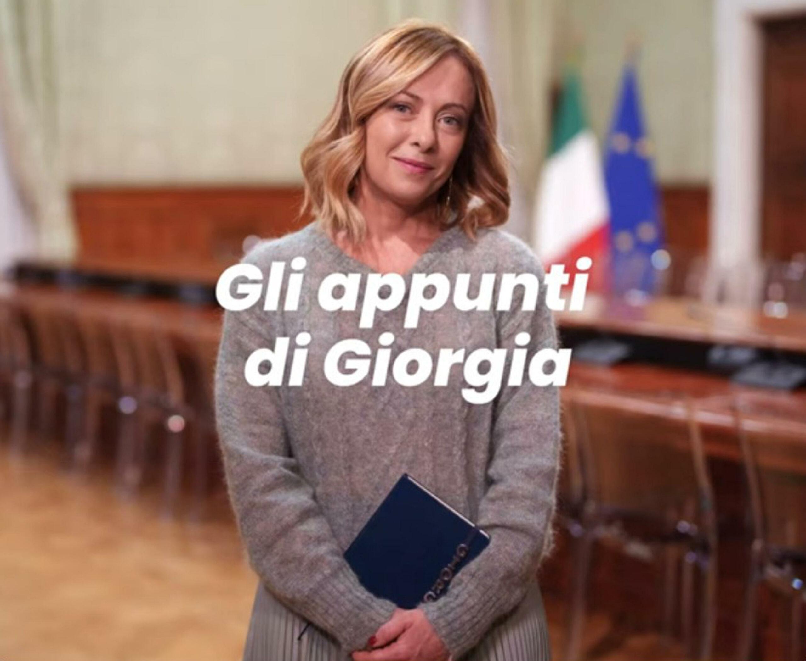 Gli appunti di Giorgia, Meloni sul Premierato: “Italiani, volete decidere voi o i partiti?” | VIDEO