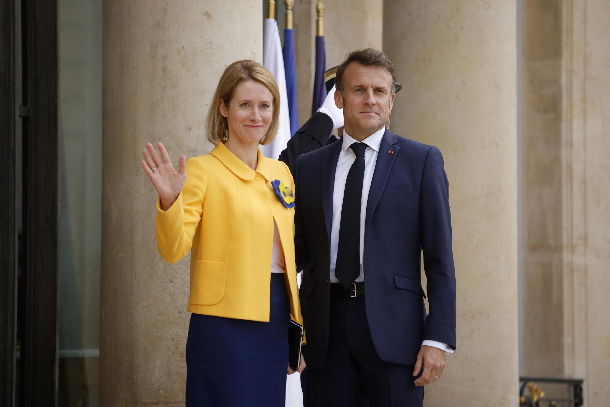 Kaja Kallas e Macron