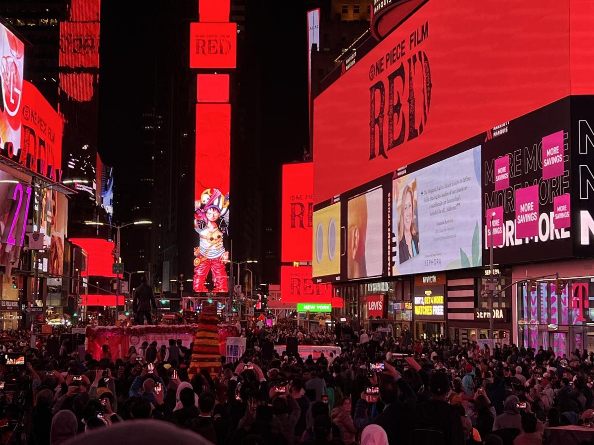 ONE PIECE: RED colora Times Square