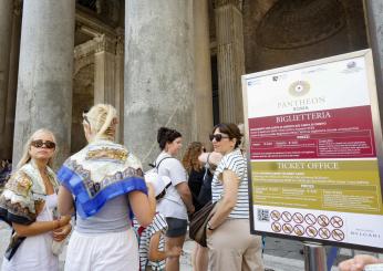 Pantheon, 20mila euro di incassi nel primo giorno dei biglietti a pagamento