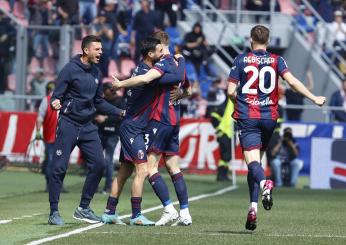 Bologna-Udinese 3-0: Posch, Moro e Barrow firmano il tris rossoblù. Cronaca e tabellino