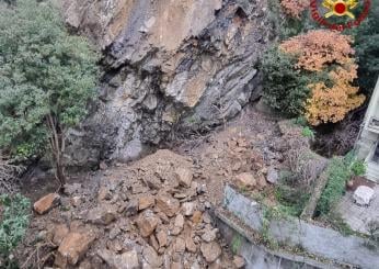 Frana a Genova in via Posalunga. Evacuati in 46