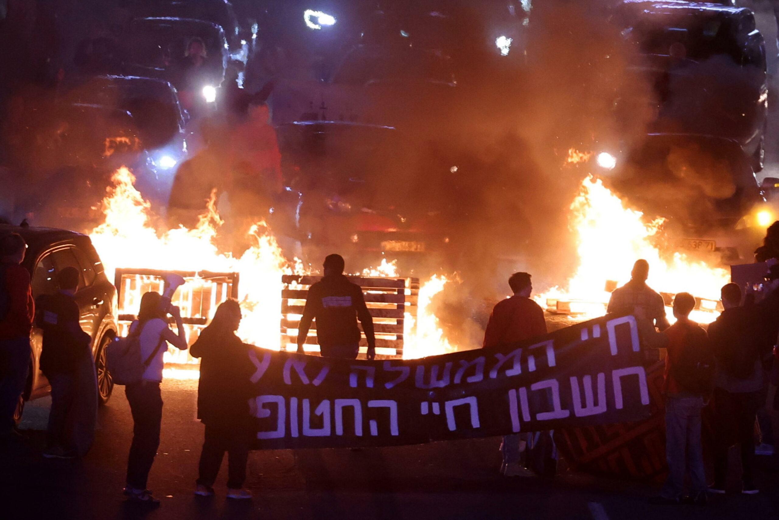 Manifestanti Tel Aviv