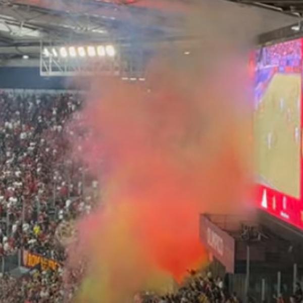 “Signa Inferre”: significato e traduzione dello striscione esposto dal Gruppo Quadraro nello spicchio dei Fedayn in curva sud durante Roma-Empoli