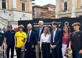 Presentati a Roma i Mondiali di Skateboarding Park 2023