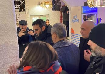 Marco Mengoni a Sanremo 2023 al party del suo Lido Mengoni | Video