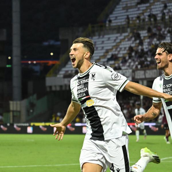 Salernitana-Udinese 1-1, succede tutto nel secondo tempo: cronaca e tabellino del club