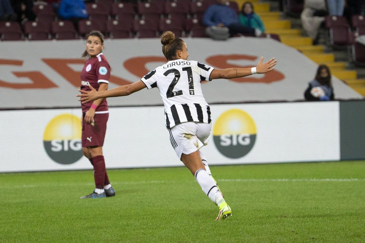 Juventus women – Pomigliano 3 a 0. A segno Cantore, Caruso e Zamanian