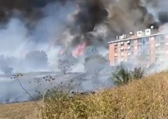 Roma, incendio in zona Settecamini: sterpaglie e rifiuti bruciati, Crimeni (pres. comitato di quartiere): “Abbiamo denunciato più volte. Mai ascoltati” | VIDEO