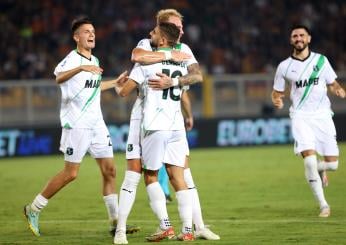 Serie A, 9ª giornata: Sassuolo-Lazio dove vederla in diretta tv e in streaming?