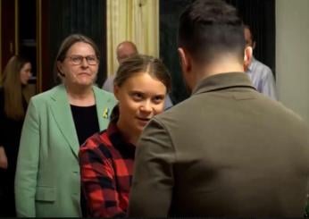 Guerra e ambiente, a Kiev l’incontro tra Zelensky e Greta Thunberg