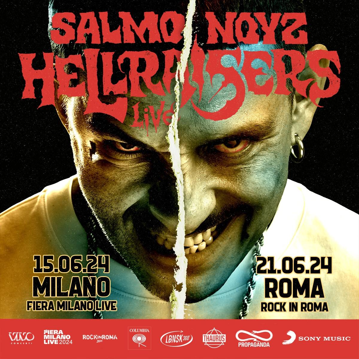 Salmo e Noyz Narcos annunciano Hellraisers, due speciali date event…