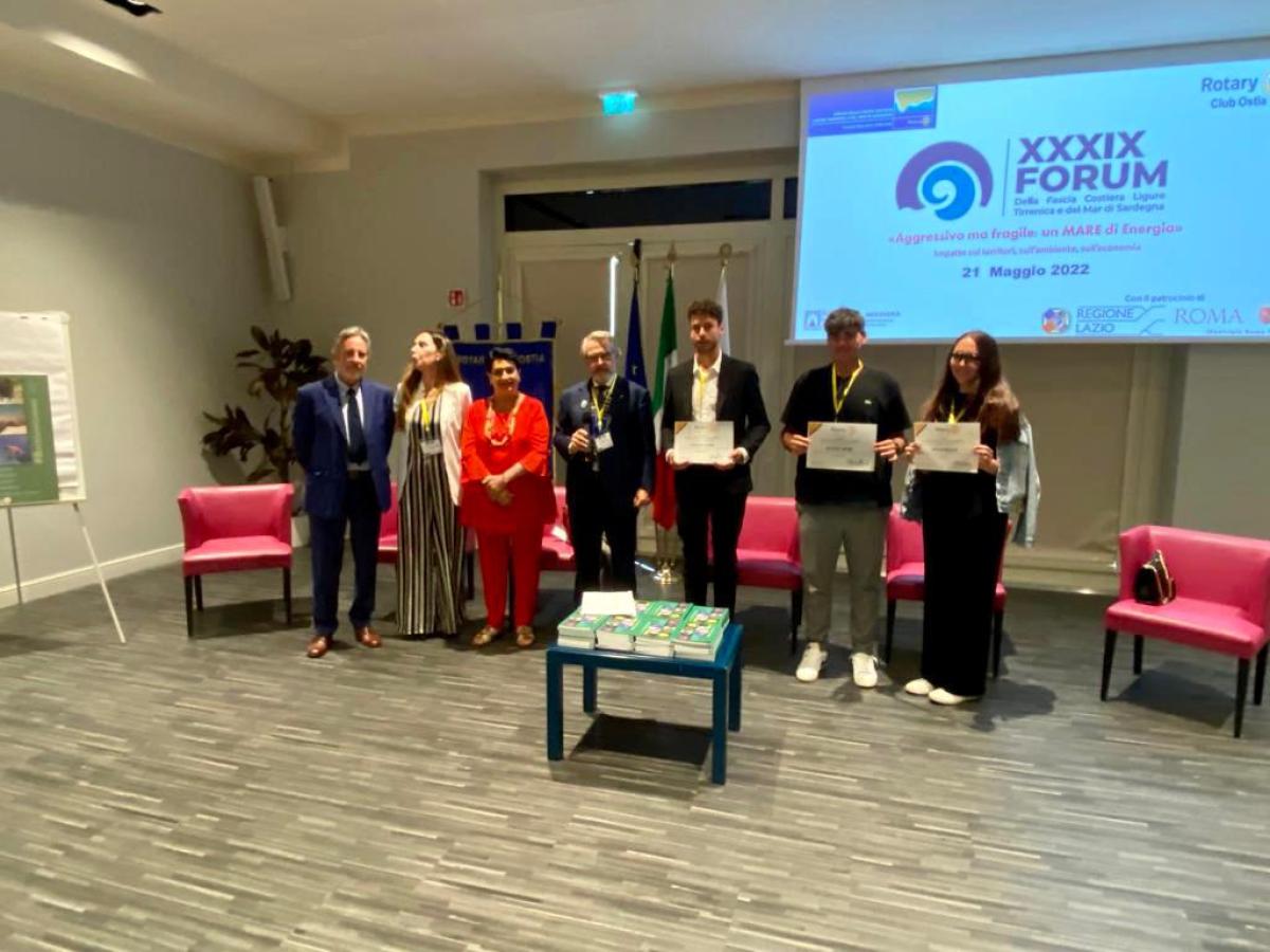 Premiazione Concorso Rotary Club Ostia: idee per la sostenibilità