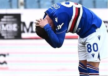 Sampdoria in B, la retrocessione potrebbe già arrivare lunedì