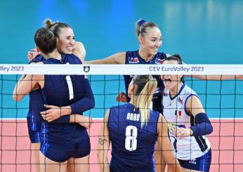 Volley femminile, Italia-Turchia: orari e dove vedere in TV la semifinale