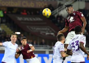 Torino-Fiorentina 0-0, cronaca e tabellino: i granata strappano un punto in dieci uomini