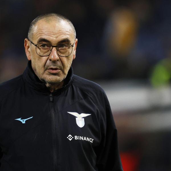 Lazio Roma Sarri: “Vorrei entrare nel cuore dei tifosi. Champions? Ci proveremo”. Zaccagni: “La serata che sognavo” [VIDEO]