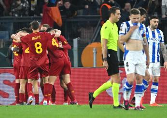 Roma-Real Sociedad 2-0, i giallorossi ‘vedono’ i quarti