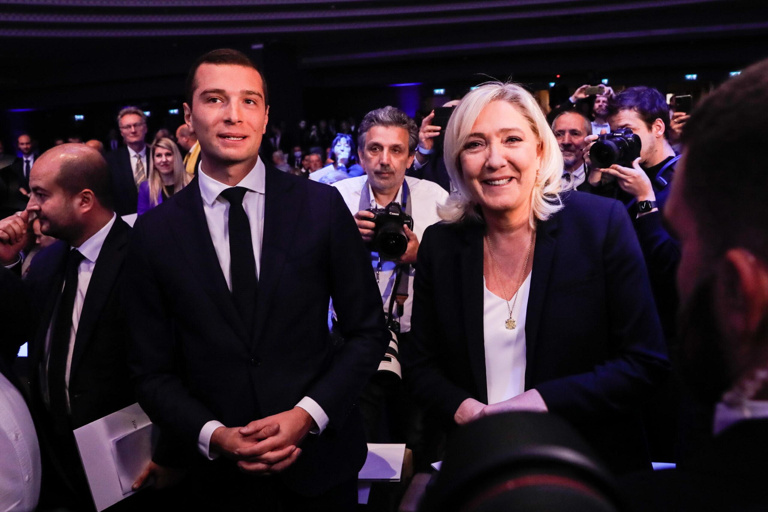 Le Pen Bardella elezioni Francia