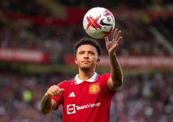 Manchester United, Sancho fuori rosa ed escluso dal centro sportivo