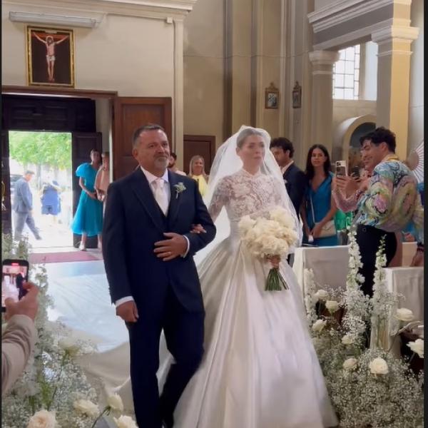 Luca Marini e Marta Vincenzi, matrimonio rombante | Foto