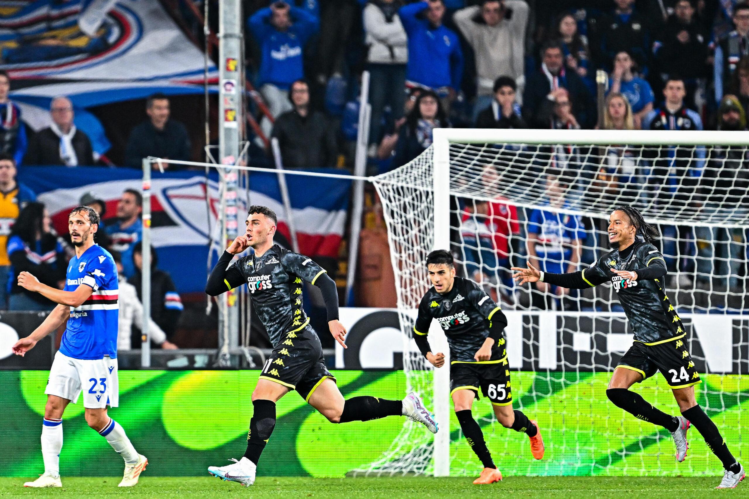 Piccoli agguanta la Sampdoria nel recupero: 1-1 ed Empoli salvo