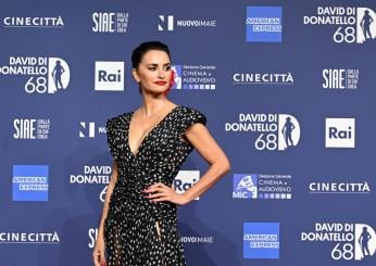 Penelope Cruz ai David di Donatello 2023: “Sono cresciuta con il ci…