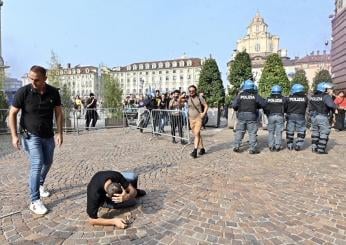 Corteo a Torino contro Giorgia Meloni, Emilio Morniroli (attivista …