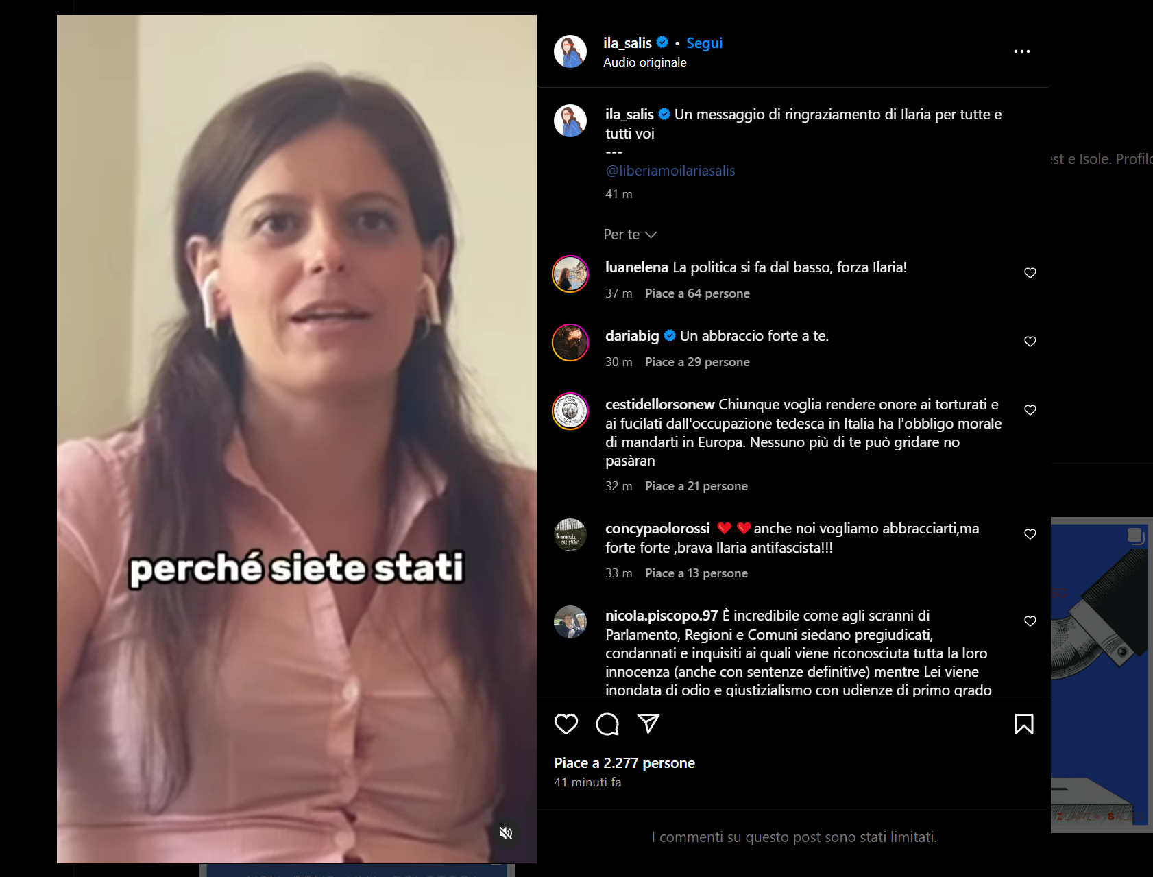 Elezioni Europee 2024, il videomessaggio di Ilaria Salis su Instagram: “Antifascista in campo contro le ingiustizie, spero di rivedervi presto in Italia”| VIDEO