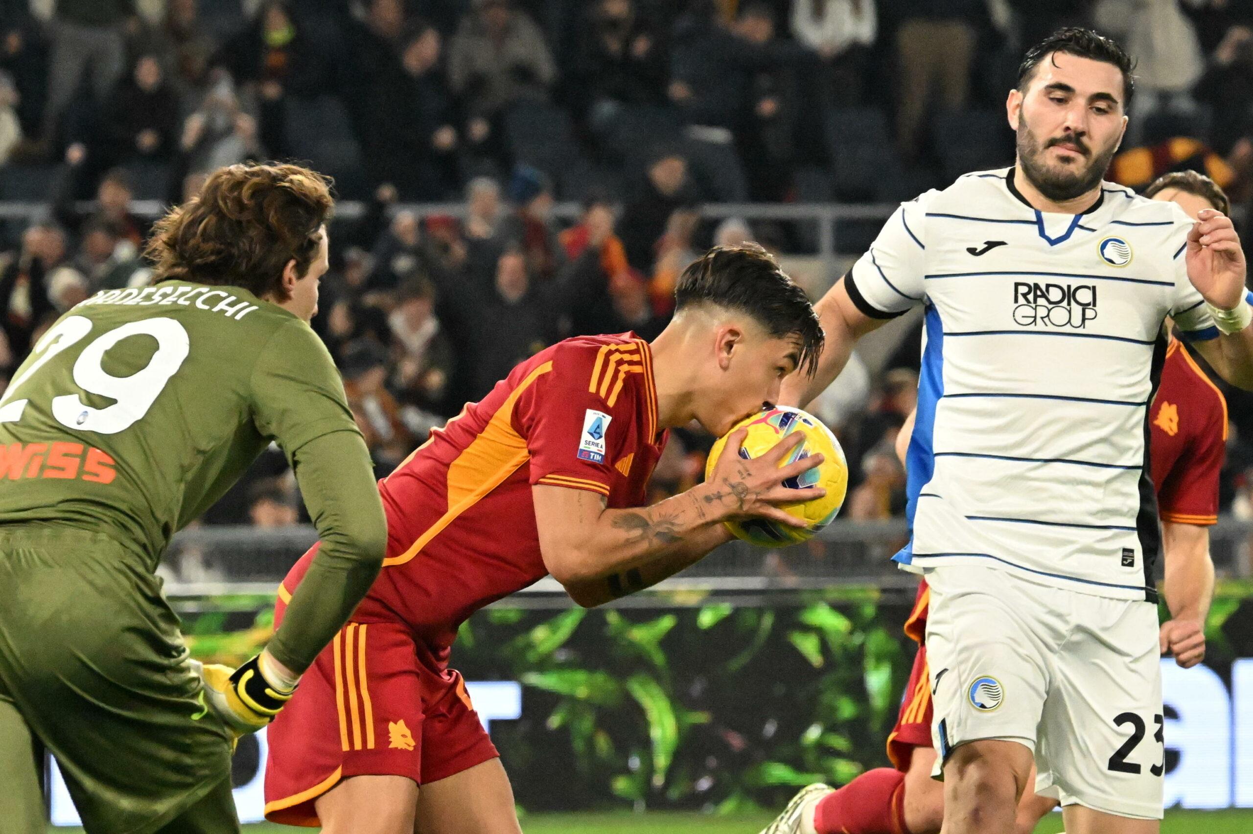 Roma – Atalanta 1-1 pagelle, Dybala spirito guida e Bove inesauribile