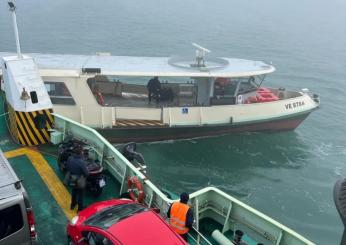 Venezia scontro tra ferry boat e vaporetto: navigazione difficile a causa della nebbia