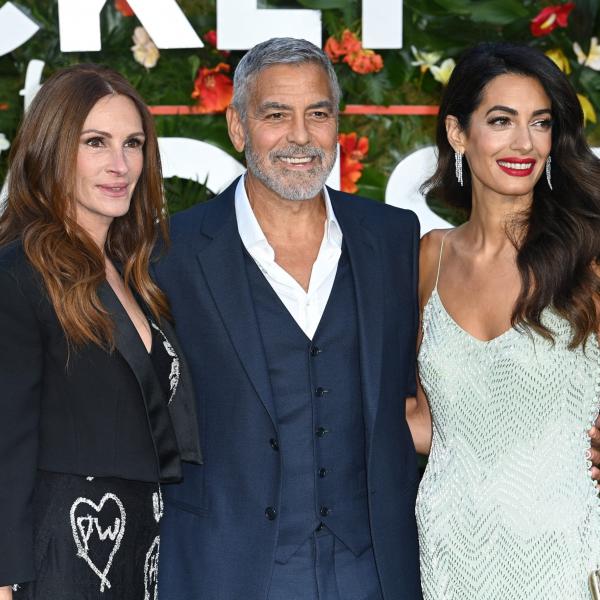 George Clooney e Julia Roberts alla prima di “Ticket to Paradise”