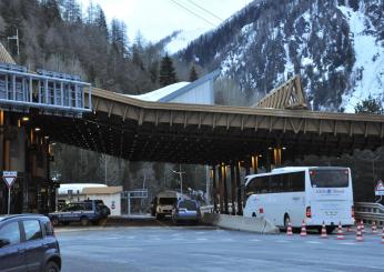 Chiusura tunnel Monte Bianco: stop per 15 settimane nel 2023