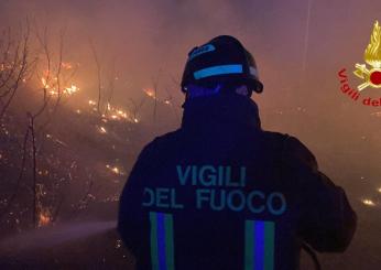 Nuoro, notte di fuoco a Gairo: un grosso incendio è divampato sul monte Trunconi. Le fiamme spente all’alba di oggi