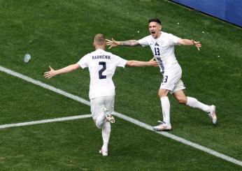 Euro 2024, Slovenia-Serbia 1-1, Jovic all’ultimo respiro dà speranze ai suoi: cronaca e tabellino