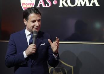 Giuseppe Conte discute in politica ma non la Roma: “Amo i gialloros…