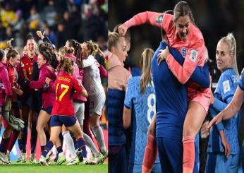 Spagna-Inghilterra è la finale del mondiale di calcio femminile: ecco dove vederla