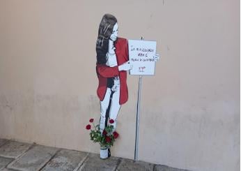 Murale Marisa Leo a Marsala: “La mia essenza non è merce di scambio. Stop violenza!”