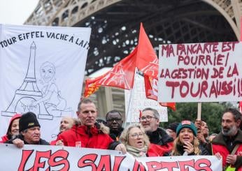 Francia, la Torre Eiffel chiusa per il quarto giorno consecutivo a causa dello sciopero del personale