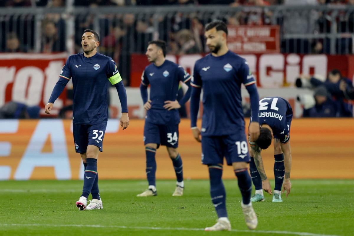 Lazio, contro il Bayern Monaco zero tiri in porta: tutti i numeri che condannano i biancocelesti