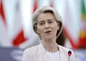 Elezione presidente Commissione europea 2024, Ursula Von der Leyen confermata. Molinari: “Il voto di Meloni non cambia le cose, a Italia spetta ruolo di peso” | FOTO E VIDEO