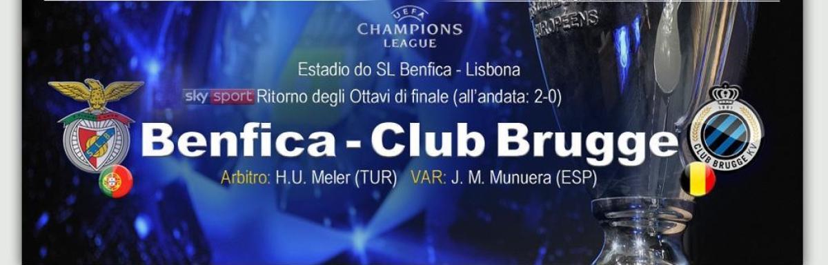 Ecco dove vedere Benfica Brugge i Tv o in streaming