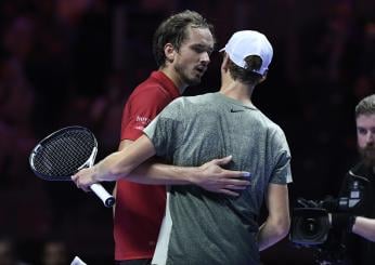 ATP Finals 2024, Sinner-Medvedev: dove vedere in tv e in streaming